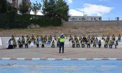 Siirt'te çocuklara trafik güvenliği eğitimi