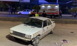 Takla atan otomobilden burnu bile kanamadan çıktı