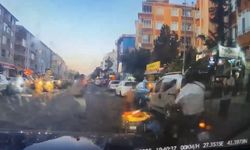 Tekerlekli sandalyedeki vatandaşın ayağına çarpıp yoluna devam etti