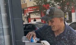 Tekirdağ'da bitkin düşen martı kolunu ısırdı şefkatini eksik etmedi