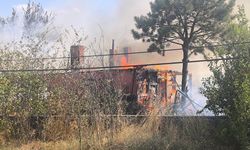Tekirdağ'da korkutan yangın itfaiye ekipleri ve çiftçiyi harekete geçirdi