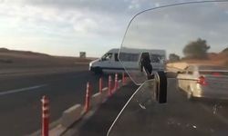 Tekirdağ'da minibüsçünün yasak yerden dönüşü duyarlı sürücüyü çileden çıkardı