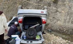 Tekirdağ'da otomobil takla attı: 2 yaralı