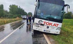 Tokat'ta otobüs kazası: 1'i ağır 2 yaralı