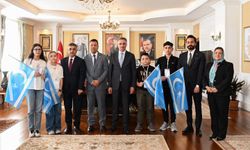 Türkmeneli Heyetinden Vali Baruş'a ziyaret