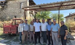 Uşak İl Tarım ve Orman Müdürlüğü personelleri üreticilerle bir araya geldi