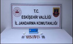 Üzerinde 128 adet sentetik ecza hapı taşıyan otobüs yolcusu jandarmaya yakalandı