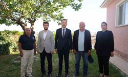 Üzümlü'de Kıbrıs gazisine ziyaret