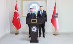 Vali Aydoğdu'dan Emniyet Müdürü Doköz'e iade-i ziyaret