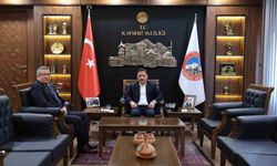 Vali Çiçek, İl Emniyet Müdürü Sinan Ergen'i kabul etti