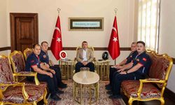 Vali Sözer, itfaiye personeliyle bir araya geldi