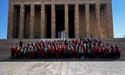 Yargıtay üyeleri, adli yılın açılışı dolayısıyla Anıtkabir'i ziyaret etti