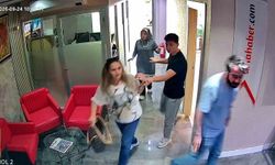 Yerel televizyon çalışanlarının deprem paniği kamerada