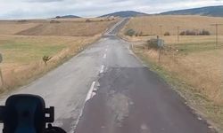Yol durumunu ve kazaları anlatırken kazaya tanıklık etti