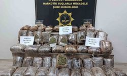 Yolcunun valizinden 39 kilo 700 gram uyuşturucu çıktı