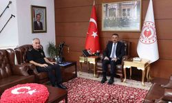 Zonguldak'ın yeni Emniyet Müdürü Kaba'dan Vali Hacıbektaşoğlu'na ziyaret