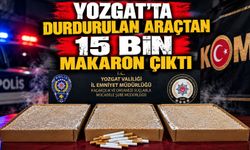 Yozgat'ta Durdurulan Araçtan 15 Bin Makaron Çıktı