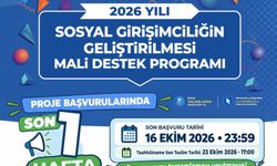 39 milyonluk liralık Sosyal Girişimcilik Mali Destek Programı desteği için son hafta