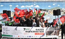 7 Ekim'de başlayan Gazze soykırımının 3'üncü yıl dönümü Pendik'te anıldı