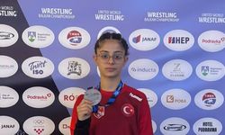 Adıyamanlı milli güreşçi Balkan ikincisi oldu