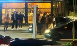Aksaray'da gençlerin trafik kavgası kamerada