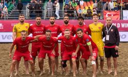 Alanya'nın plaj futbolu devleri son 16'da