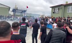 Amasya'da drift gösterisinde yürekler ağızlara geldi