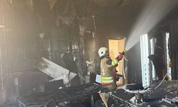 Arsuz'da yanan ev kullanılmaz hale geldi