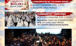 Atakum'da Cumhuriyet'in 103. yılına özel kutlama