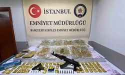 Başakşehir'de uyuşturucu operasyonunda AK-47 ele geçirildi