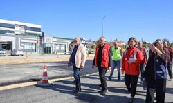 Başkan Ünlüce, 100. Yıl Bulvarı'ndaki çalışmaları yerinde inceledi
