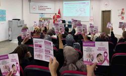 Bayburt'ta meme kanserinde erken teşhisin önemi anlatıldı