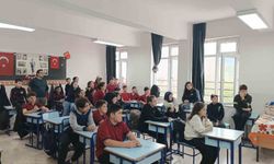Beyağaç'ta öğrenci ve öğretmenlere tüberküloz eğitimi verildi