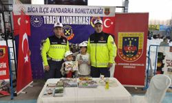 Biga fuarında jandarma tanıtımı