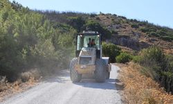 Bodrum'da sathi kaplama çalışmaları sürüyor