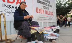 Boyu uzun diye okula gönderilmedi, 66 yıldır el işi yaparak geçimini sağlıyor