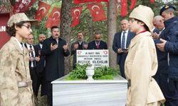 Çanakkale Boğazı'nı geçmek isteyen Fransız Denizaltısını batırmıştı, mezarı başında anıldı
