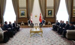 Cumhurbaşkanı Erdoğan, KKTC Cumhurbaşkanı Erhürman ile görüştü
