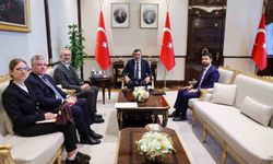 Cumhurbaşkanı Yardımcısı Yılmaz, Ukrayna'nın Ankara Büyükelçisi Neriman Celal ile bir araya geldi