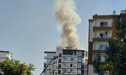 Diyarbakır'da site çatısında yangın paniği