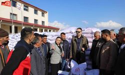 Doğubayazıt'ta çiftçilere 20 ton buğday tohumu dağıtıldı