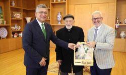 DPÜ Rektörü Kızıltoprak, Kütahya Müftüsü Hasan İzmirli'yi ağırladı