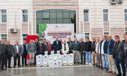 Düzce'de 14 bin samuray arısı doğaya salındı