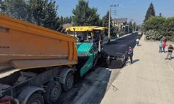 Düzce'de alt yapı sonrası asfalt