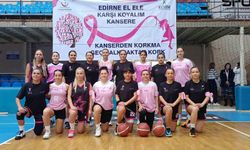 Edirne'de 'Pembe Dostluk Maçı'yla erken tanı çağrısı