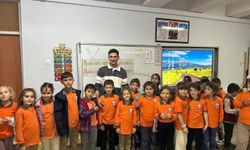 Erfelek'te minik öğrencilere bağımlılıkla mücadele eğitimi