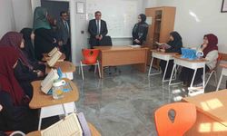 Erzincan İl Müftüsü Yazıcı'dan Kız Kur'an Kursuna ziyaret