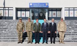 Erzincan protokolünden İl Jandarma Komutanı Altundarak'a ziyaret