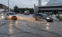 Erzincan'da yağmur etkili oldu, geceyi şimşekler aydınlattı
