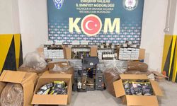 Eskişehir'de kaçak tütün ve alkol operasyonu